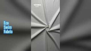 Tela de natación reciclada, ecológica y duradera.