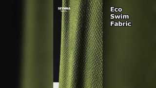 Tela reciclada de secado rápido resistente al cloro del traje de baño 285gsm para Swimwea respetuoso del medio ambiente sostenible