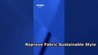 Tejido de poliéster reciclado 200gsm de Repreve Fabric con alta transpirabilidad y resistencia al olor para Sust