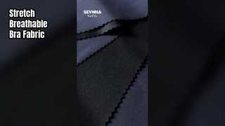 Tejido de sujetador deportivo sin costuras que absorbe la humedad de alta transpirabilidad para ropa deportiva y sujetador deportivo