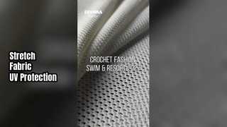 Tela elástica con protección UV.