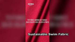 Tejido de natación ecológico duradero y sostenible.