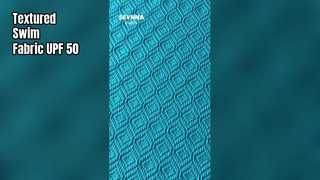 Tela de natación texturizada con alta resistencia al cloro y 93% nailon reciclado para una natación duradera