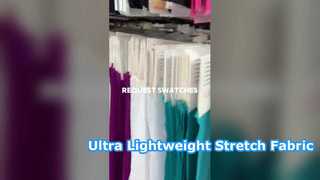 SP7915 Tejido elástico ultraligero de 75 g/m² para camisetas para correr